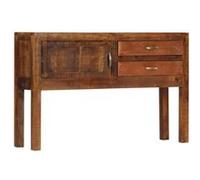 vidaXL Buffet 118x30x75 cm Bois de manguier massif