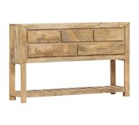 vidaXL Buffet 120 x 30 x 75 cm Bois de manguier massif
