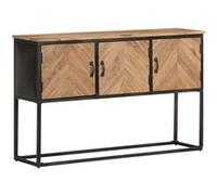 vidaXL Buffet 120x30x75 cm Bois d'acacia solide323529 Brun G