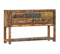 vidaXL Buffet 247478 – Bois de récupération solide, 120 × 30 × 75 cm