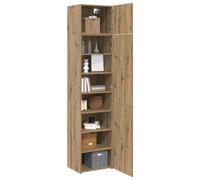 vidaXL Buffet 3 pcs Chêne Artisanal, Buffet Tendance, Rangement Moderne, Meuble rectangulaire, mobilier Contemporain, Organisateur Minimaliste