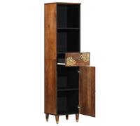 Vidaxl Buffet 38x33x160 Cm En Bois Massif De Manguier
