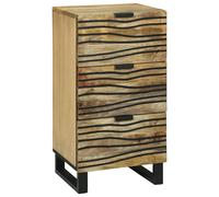 Vidaxl Buffet 40x33,5x75 Cm En Bois Massif De Manguier Et En Bois Reconstitué