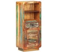 Vidaxl Buffet 45x32x110 Cm Bois De Récupération Massif Marron