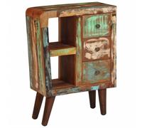 vidaXL Buffet 55x30x80 cm Bois Massif de récupération, Armoire de Rangement, Meuble d'entrée, Meuble d'appoint, Meuble de Rangement de Cuisine