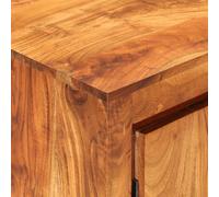 Vidaxl Buffet 55x33x75 Cm Bois Massif D'acacia Marron
