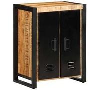 Vidaxl Buffet 55x35x70 Cm Bois De Manguier Brut Massif Marron