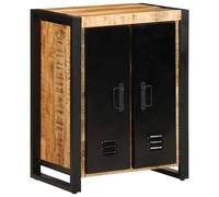 Vidaxl Buffet 55x35x70 Cm Bois De Manguier Brut Massif Marron