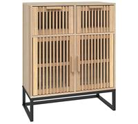 vidaXL Buffet 60x30x75 cm Bois d'ingénierie, Armoire, Armoire latérale, Armoire de Rangement, armoires, Placard, Buffet Haut, Organisateur de Maison