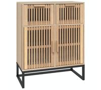 Vidaxl Buffet 60x30x75 Cm Bois D'ingénierie Marron