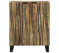 vidaXL Buffet brun 60 x 33.5 x 75 cm bois massif mangue