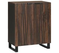 vidaXL Buffet brun 60 x 33.5 x 75 cm bois massif mangue