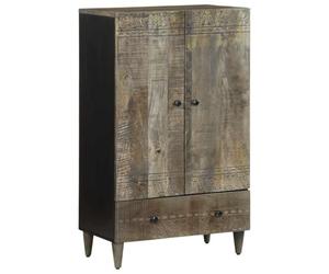 vidaXL Buffet 60x33x100 cm Bois de manguier Massif