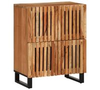 Vidaxl Buffet 60x34x75 Cm Bois D'acacia Massif Marron