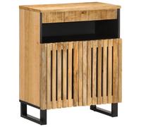 Vidaxl Buffet 60x34x75 Cm Bois De Manguier Massif Brut Marron