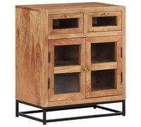 Vidaxl Buffet 60x35x70 Cm Bois D'acacia Massif Marron
