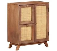 vidaXL Buffet 60x35x75 cm Bois de manguier massif323596 Brun G