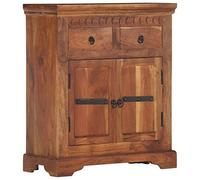 Vidaxl Buffet 63 X 30 X 75 Cm Bois D'acacia Massif Marron