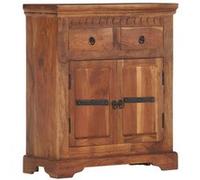 vidaXL Buffet 63x30x75 cm Bois d'acacia massif248005 Brun G