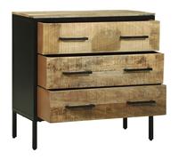 Vidaxl Buffet 70x35x70 Cm En Bois Massif De Mangue