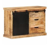 vidaXL Buffet 80x30x55 cm bois de manguier brut massif 355844