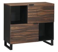 Vidaxl Buffet 80x33.5x75 Cm Bois Massif Mangue