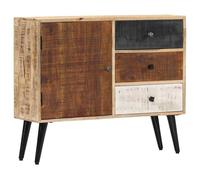 vidaXL Buffet 282876 – Bois de manguier massif – 88x30x73 cm – Marron