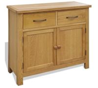 Chêne Buffet 90 x 33,5 x 83 cm Console Meuble mobilier de rangement vidaXL