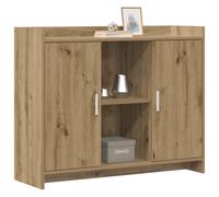 vidaXL Buffet 98,5 x 33 x 80 cm PB, Buffet Moderne, Rangement rectangulaire, Grand Meuble pour Salle à Manger, Espace de Vie, Solutions Pratiques
