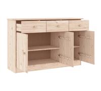 vidaXL Buffet Alta 112x35x73 cm Bois Massif de pin, Meuble de Rangement, Meuble de Rangement de Cuisine, Meuble de Rangement de Salon, Meuble Buffet