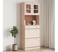 vidaXL Buffet ALTA 77x35x188 cm bois massif de pin 3187777