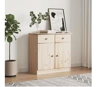 vidaXL Buffet Alta 77 x 35 x 73 cm Bois massif de pin Meuble de rangement
