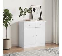 vidaXL Buffet ALTA blanc 77x35x73 cm bois massif de pin 353942