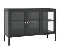 vidaXL Buffet Armoire Latérale Armoire de Rangement Meuble de Rangement Salon Salle de Séjour Intérieur Anthracite 105x35x70 cm Acier et Verre Anthracite https://www.fnac.com/mp47909296/vidaXL-Buffet-Anthracite-105x35x70-cm-Acier-et-verre/w-4?oref=7ff6c26f-4383-4963-a979-4c80a09b8052