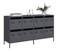 Buffet Armoire avec Rangement Organisateur Salon Acier Laminé à Froid vidaXL