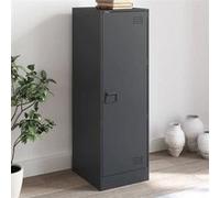 vidaXL Buffet haut Armoire placard Acier anthracite 34,5x39x107 cm