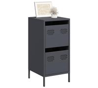 vidaXL Sideboard Anthracite 35x39x73,5 cm Acier laminé à froid
