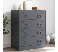 vidaXL Buffet anthracite 67x39x83 cm acier