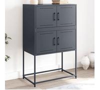 vidaXL Sideboard Anthracite 68,5x38,5x107 cm Acier