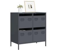 vidaXL Buffet anthracite 68x39x73,5 cm acier laminé à froid, meuble de rangement, meuble de rangement de cuisine, meuble de 851258
