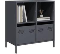 Buffet Armoire avec Rangement Organisateur Salon Acier Laminé à Froid vidaXL