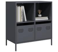 Vidaxl Buffet Anthracite 68x39x73,5 Cm Acier Laminé À Froid Multicolore