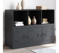 vidaXL Buffet anthracite 99x39x73 cm acier