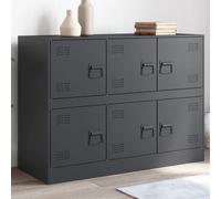 Vidaxl Buffet Anthracite 99x39x73 Cm Acier Gris