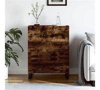 Buffet, Armoire avec Pieds et 3 Tiroirs, Commode de Rangement, Organisateur de Salon, Moderne, Chêne Fumé Bois d'Ingénierie