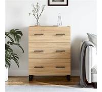 vidaXL Buffet, Armoire avec Pieds et 3 Tiroirs, Commode de Rangement, Organisateur de Salon, Moderne, Chêne Sonoma Bois d'Ingénierie Marron https://www.fnac.com/mp49193103/vidaXL-Buffet-chene-sonoma-69-5x34x90-cm-bois-d-ingenierie/w-4?oref=824bcd2f-e934-32a4-c817-5b8a7c5b0264
