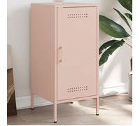Vidaxl Buffet Rose 36x39x79 Cm Acier Rose