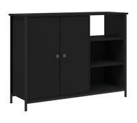 vidaXL Buffet noir 100x33x75 cm bois d'ingénierie 835549