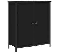 Vidaxl Buffet Noir 70x30x80 Cm Bois D'ingénierie Marron