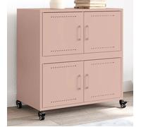 vidaXL Buffet, Armoire avec Porte, Placard avec Rangement, Organisateur de Salle de Séjour Salon Maison Intérieur, Rose 846651